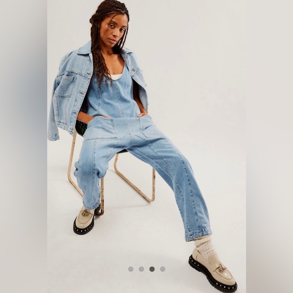 COPY - COPY - Free People High Roller Jumpsuit - Picture 3 of 8